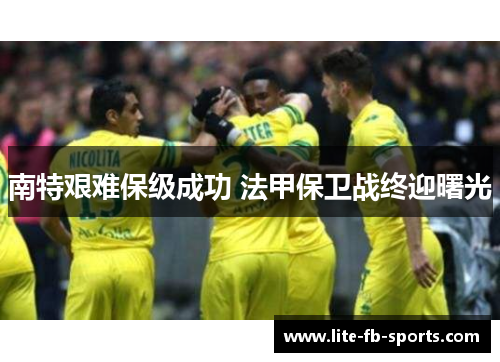 南特艰难保级成功 法甲保卫战终迎曙光